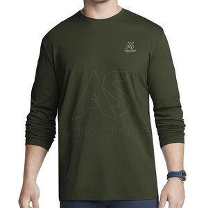 T-shirt à manches longues pour homme de style classique, tissu en polaire, écologique, coupe confortable, parfait pour un usage quotidien décontracté - Product Image 2