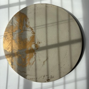 Modern Marble Lazy Susan Serving Tray Perfect For Dining Room Decor <b>Buffet</b> Display And Hosting Rotating <b>Table</b> Tray from India - Product Image 5