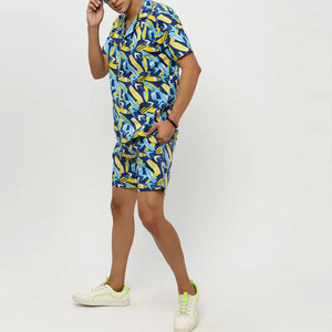 ชุดเซ็ตเสื้อยืดและกางเกงขาสั้นผ้าเทอร์รี่พิมพ์ลายดิจิทัลสำหรับฤดูร้อน ขายดี ราคาสุดคุ้ม ทรงเข้ารูป มีไซส์พลัส เหมาะสำหรับใส่เที่ยวข้างนอก - Product Image 4