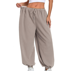 Trend Womens Sweatpants Plain Jogger Pants Heavy Weight 100% Cotton Lounge <b>Trousers</b> Custom Manufacturing Bulk Supplier - Product Image 5
