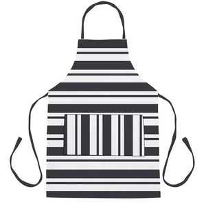 High Quality Yarn Dyed 100% Cotton Stripe Checked <b>Kitchen</b> <b>Apron</b> Custom Color Washable Anti- Sustainable Durable Bulk - Product Image 6