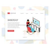 Plateforme de réservation de barbiers SaaS, logiciel de gestion des rendez-vous basé sur le cloud, personnalisable et optimisé