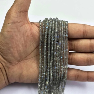 3mm Labradorite Naturelle Facettée Rondelle Calibré Loose Gemstone Jewelry Luxury Beaded Necklace For Women Best Gifts - Product Image 4