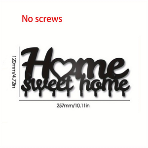 CIFbuy Portachiavi e Organizzatore Posta da Parete in Ferro Nero Opaco Antiruggine per Servizio Ritiro Temu su TikTok - Product Image 2