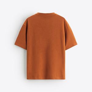 เสื้อยืดผู้ชายไซส์ใหญ่ แฟชั่นสตรีทแวร์ ผ้าฝ้ายแท้ 100% คอกลม เรียบง่าย ราคาส่ง สวมใส่สบาย ทรงหลวม ใส่ได้ในฤดูร้อน รับสกรีนโลโก้ - Product Image 4