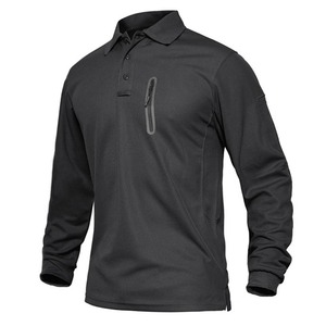 Camiseta de Punto de Manga Corta para Hombre, Corte Regular, Patrón Personalizado, Ropa Casual, Cuello Redondo, Bolsillo con Cremallera, 100% Tejido de Punto - Product Image 3