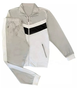 Windproof Custom Logo Reflective Jogging Tracksuit For Men Mens Windbreaker Tracksuit Nylon Soccer Jacket - Product Image 2