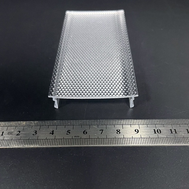 Bming Modern Transparent Linear Plastic Lightweight Eco-Friendly Led Polycarbonate Extrusion Prismatic Diffuser Light Covers