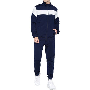 Ensemble de survêtement premium écoresponsable pour homme avec cordon de serrage et capuche, personnalisable avec logo, en polyester, pour le jogging, la gym et la course à pied, avec fermeture éclair intégrale - Product Image 3