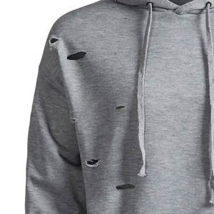 Sweat à capuche personnalisé pour homme 100 % coton, broderie numérique du logo, coupe oversize, tissu polaire écologique, vente en gros - Product Image 6