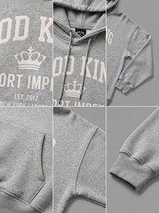 Conjunto Deportivo Personalizado para Hombre con Sudadera con Capucha y Pantalones Jogger, 100% Algodón, Ropa Deportiva Urbana de Dos Piezas - Product Image 3