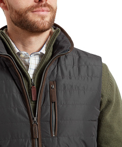 Gilet matelassé léger et chaud pour homme, sans manches, idéal pour l'hiver et les activités de plein air – Fabricant de vêtements personnalisés - Product Image 5