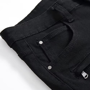 Pantalones Cortos de Mezclilla para Hombre 2026 Transpirables de Cintura Media Rectos Casuales Elegantes de Bajo Precio en Stock de Fábrica Spandex/Poliéster - Product Image 3