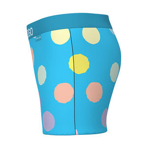 กางเกงขาสั้นไนลอนเอวสูงสำหรับผู้หญิง แบบขายส่งตามสั่ง ระบายอากาศได้ดี แห้งเร็ว แบบซับลิเมชั่น กระชับรูปร่าง เหมาะสำหรับออกกำลังกาย - Product Image 4