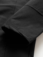 T-shirt formel d'extérieur pour homme à manches longues en coton, col rond, plusieurs poches, respirant, anti-plis, séchage rapide, extensible