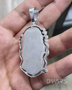 Pendentif Jésus Moissanite VVS Iced Out, Pendentif Hip Hop Personnalisé, Passe le Testeur de Diamant, Pendentif Chrétien pour Hommes, Pendentif en Argent 925 - Product Image 5