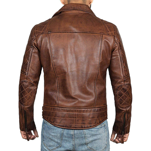 Warm Keeping leather <b>jacket</b> <b>men</b> zip-front leather <b>men's</b> <b>jackets</b> & coats windproof leather <b>jacket</b> and coat for <b>men</b> - Product Image 2