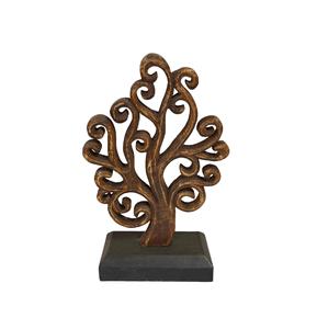 Centro de mesa decorativo de madera natural con etiqueta privada para mesa de comedor diaria y acento decorativo minimalista para el hogar - Product Image 2