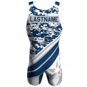 Combinaison de lutte classique avec une coupe confortable et des coutures renforcées pour une durabilité accrue, combinaison de lutte sans manches, service OEM - Product Image 5