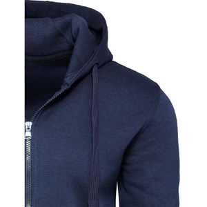 Sudadera con Capucha para Hombre, Informal, de Forro Polar, Manga Larga, Ropa de Invierno, Sudadera con Capucha de Color en Contraste - Product Image 5