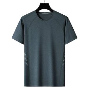 Conjunto de Dos Piezas para Hombre, Diseño 2026, Color Gris Oscuro, Camiseta y Pantalones Cortos de Secado Rápido, Ropa Deportiva Ligera para Verano - Product Image 2