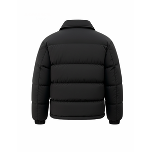 Chaqueta acolchada extragrande para hombre, abrigo de invierno cálido con cierre de botones a presión, abrigo acolchado grueso, ropa de calle informal - Product Image 2