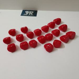 Anillo de Resina con Corazón Rojo de Moda, Anillo Grueso Hecho a Mano, Joyería Brillante para Mujeres y Niñas, Regalo de San Valentín - Product Image 6