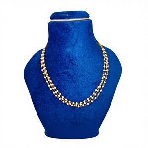 Elegant <b>Silver</b> Moti Chain <b>Necklace</b> Teal Square Crystals Pearl Beads Minimalist Fine Jewelry Set for Women Wedding Party - Product Image 1