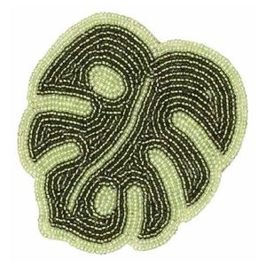 High Quality Flower Design <b>Glass</b> Beaded Coaster <b>Glass</b> Beaded Coasters for Drinks Coasters for Dinning & Coffee <b>Table</b> Decoration - Product Image 5