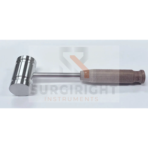 Ensemble d'instruments chirurgicaux orthopédiques manuels pour chirurgiens, marteau à os en acier inoxydable, manche en silicone, porte-aiguille - Product Image 4