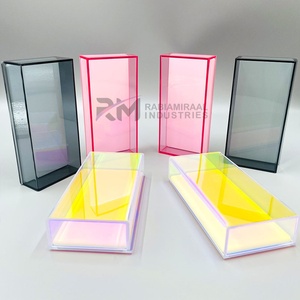 RMI Acrylic Lash Tray proof Eyelash Extension Storage Beauty Artist Salon Wholesale Pallet <b>Cover</b> <b>Tile</b> Holder Eyelash Grafting - Product Image 2