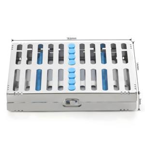 Plateau de Stérilisation Autoclavable en Acier Inoxydable de Haute Qualité, 10 Pièces, Porte-Instruments Chirurgical, Cassette Médicale Certifiée CE - Product Image 6