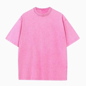 Envío Gratis al por Mayor Camiseta de Algodón 100% con Lavado Ácido, Estampado en Blanco, POD, Oversize, de Moda, con Hombros Descubiertos - Product Image 5