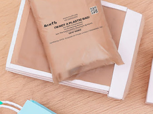 Sac en PE biodégradable imprimé flexo thermoscellable pour emballage d'expédition, écologique, marque UKHI, personnalisable, Haryana accepte les commandes sur mesure - Product Image 3