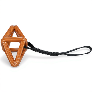 Jouet pour animaux de compagnie en forme de losange, corde élastique TPR, 18 cm, 38 cm, jouet interactif pour chien - Product Image 2