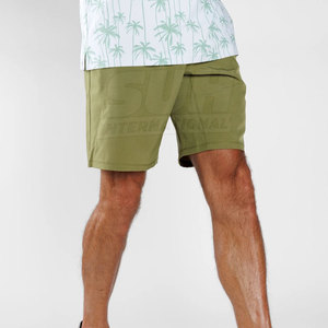 Pantalones Cortos Polo Casuales para Hombre, Estilo Nuevo, Sólidos, Transpirables, 100% Algodón, Secado Rápido, para Verano, con Cintura Ajustable, Venta al Por Mayor - Product Image 4