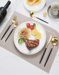 Premium Eco Friendly Modern Customizable Dining Gold Stainless Steel Cutlery <b>Set</b> Heavy Duty <b>Spoon</b> <b>Fork</b> Knife Flatware Collection - Product Image 4