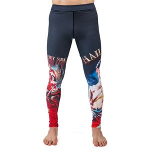 Legging de sport pour homme à taille élastique, séchage rapide, compression, haute qualité, idéal pour le yoga et l'entraînement, en vente - Product Image 4