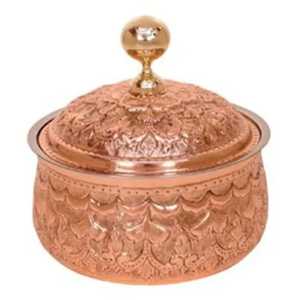 ถาดอุ่นอาหารสแตนเลสทรงกลมแบบตอกลายทอง พร้อมฝาครอบทรงโดม สำหรับโรงแรมหรู ร้านอาหาร งานแต่งงาน และบริการจัดเลี้ยง - Product Image 3