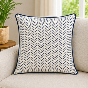 Luxury 100% Linen Printed Pillow <b>Cover</b> | Elegant Decorative <b>Cushion</b> <b>Cover</b> for Modern Interiors - Product Image 2