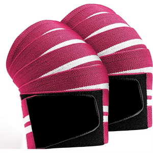 Heavy-Duty Soft Strong Non-Slip Professional Protection <b>Knee</b> Sleeves Squat <b>Straps</b> Breathable Neoprene Weightlifting <b>Knee</b> Wraps - Product Image 1