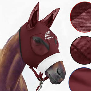 Masque anti-mouches pour chevaux 2026 : Meilleur design, protection UV, confortable, avec oreilles, respirant, élastique, et couvre-yeux en maille - Product Image 4