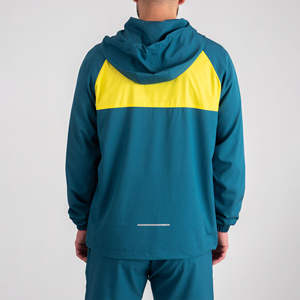 Conjunto de Chaqueta y Pantalón Cortavientos Personalizable con Logotipo, Trajes Deportivos Impermeables con Capucha para la Temporada de Invierno - Product Image 2