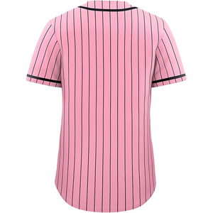Maillot de baseball perforé unisexe avec ventilation dorsale, personnalisable, en maille respirante, boutonné sur le devant, manches courtes - Product Image 2