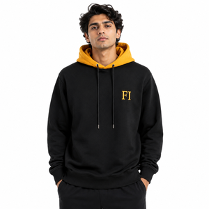 Sweat-shirts unisexes surdimensionnés pour hommes en molleton de coton épais à épaules tombantes, style streetwear, fournisseur direct d'usine OEM B2B - Product Image 1