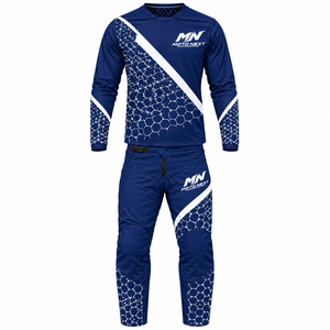 Conjunto de Motocross de Cuero Sublimado Transpirable, Diseño 2026, Hecho a Medida, para Carreras Todoterreno, Tallas Grandes, Disponible Ahora en Línea - Product Image 1
