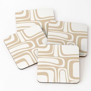 Customizable Printed Coffee Drink Cork Coasters MDF Sublimation Blanks 4-Packs Tourist Souvenirs <b>Mats</b> & Pads - Product Image 1
