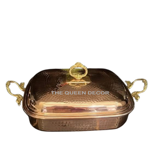 Hot Selling Handmade Aluminum Metal Round Shape <b>Black</b> Finished Sets of 7 Casseroles With Lid Cover Hot Pot New Arrival - Product Image 6