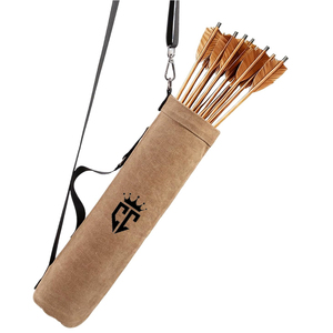 Handcrafted High Quality Custom Made Leather Arrow Holder Bag Top Trending Outdoor <b>Shooting</b> Leather Arrow Holder Bag - Product Image 1