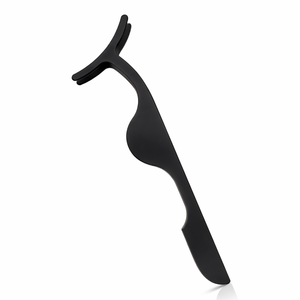 Mini Slanted Eyelash Applicator Tweezers for Lash Extension Beauty <b>Care</b> Stainless Steel Lash Applicator Strip False Eyelash - Product Image 1